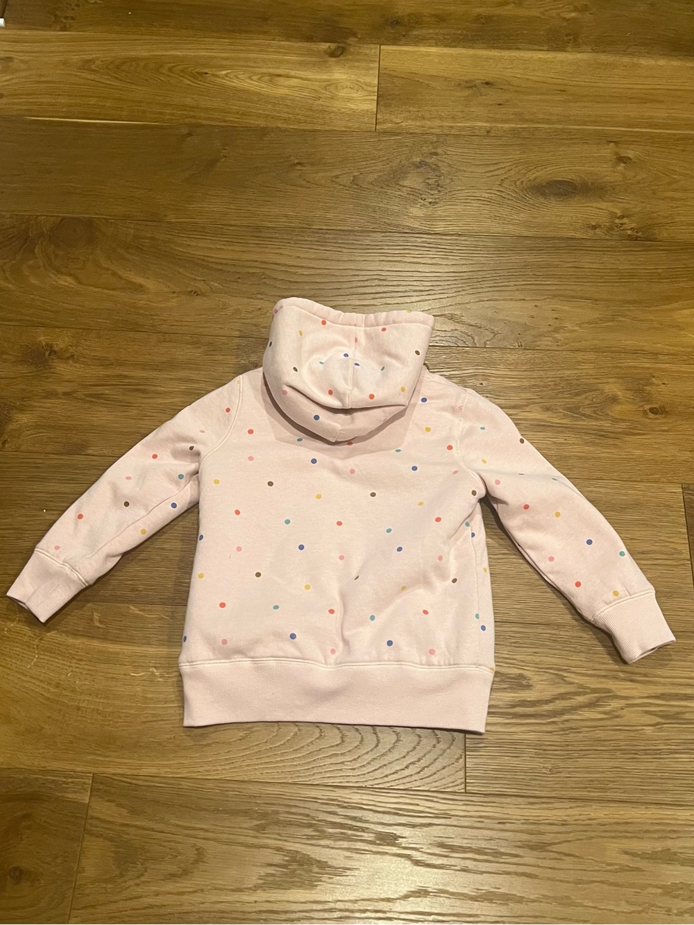 Boden Pink Polka Dot Sherpa-Lined Hoodie for Kids - Picture 7 of 7
